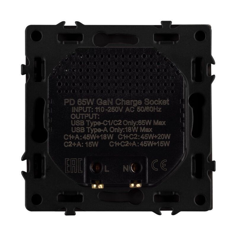 Розетка USB и type C без рамки Arlight NOBE 061834(1)