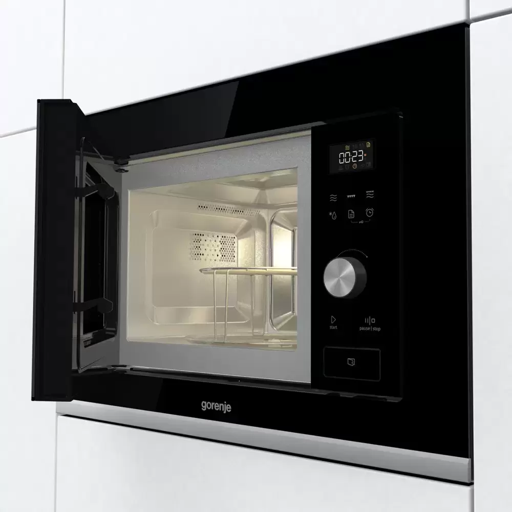 Встраиваемая микроволновая печь с грилем Gorenje BMX201AG1BG