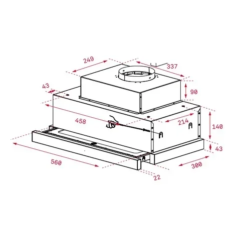 Встраиваемая вытяжка TEKA CNL 6610 Stainless Steel