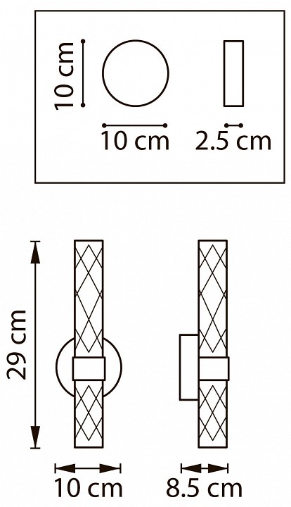 Бра Lightstar Acrile 737652