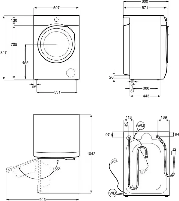 Стирально-сушильная машина Electrolux EW7W2481E