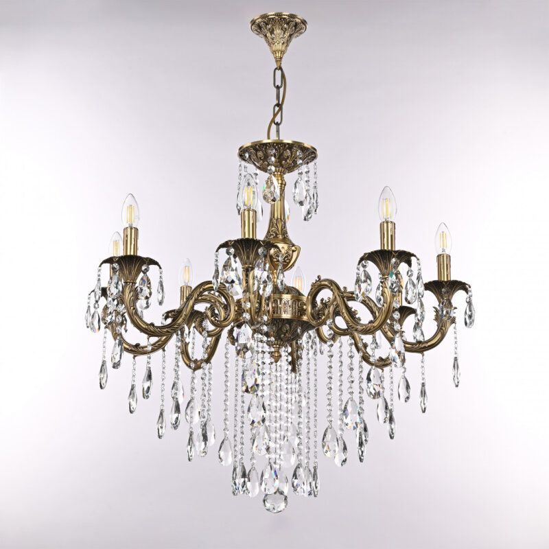 Подвесная люстра Bohemia Ivele Crystal AL7901 AL79101/8/250 B FP