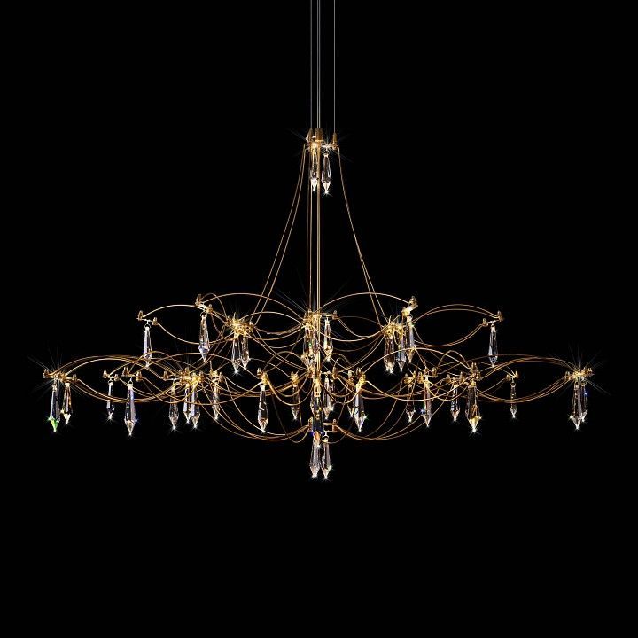 Подвесная люстра Loft it Mira 10590/1000 Gold Asfour