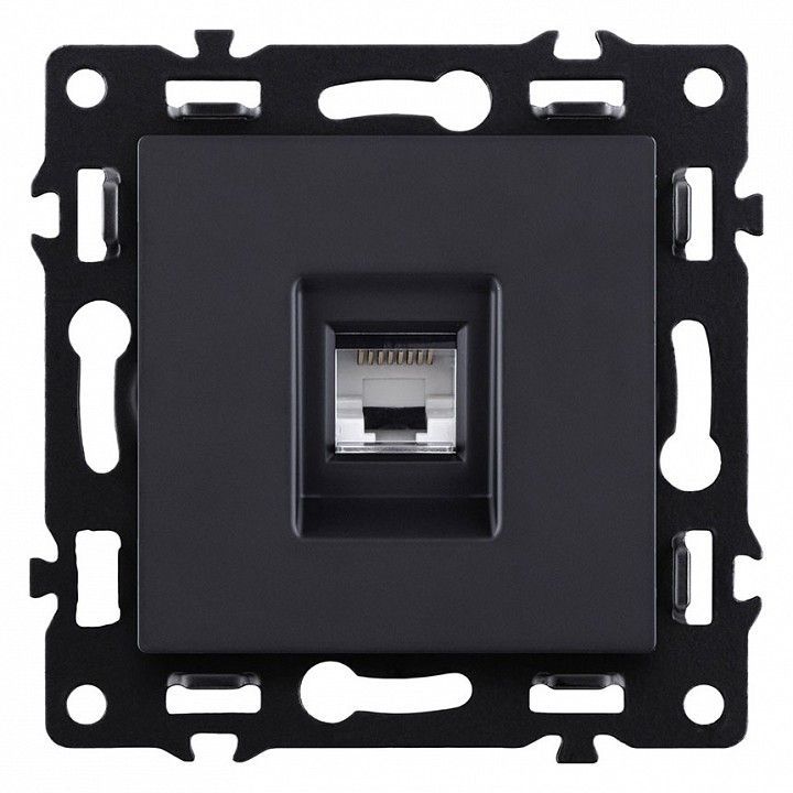 Розетка Ethernet RJ-45 без рамки Kollinger Asthetik AS-017BK