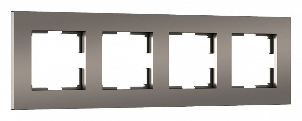Рамка на 4 поста Werkel Slab (бронза софт) W0042963