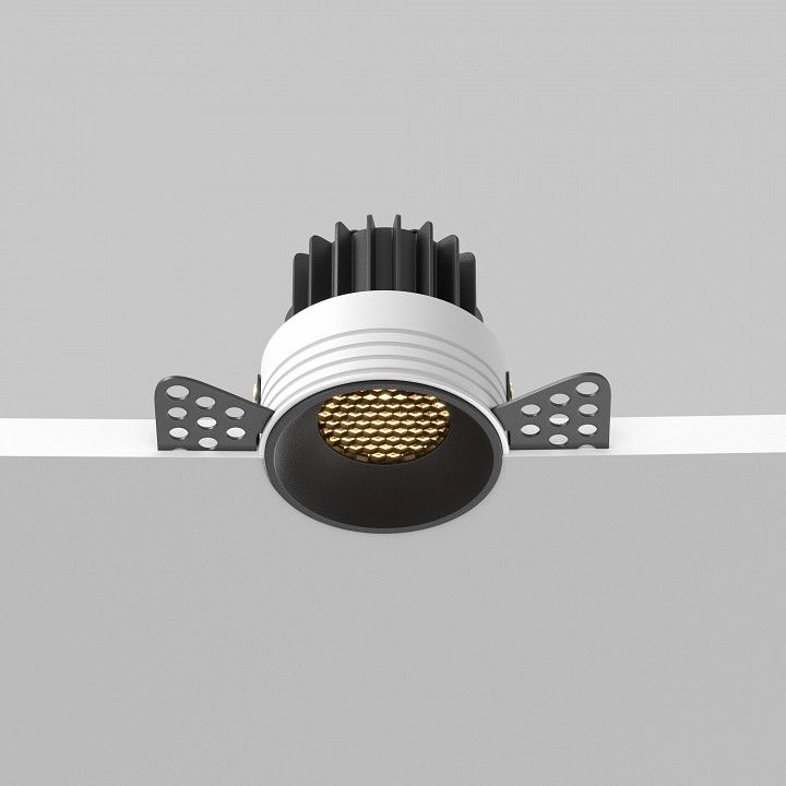 Встраиваемый светильник Maytoni Technical Раунд DL058-7W2.7K-TRS-B