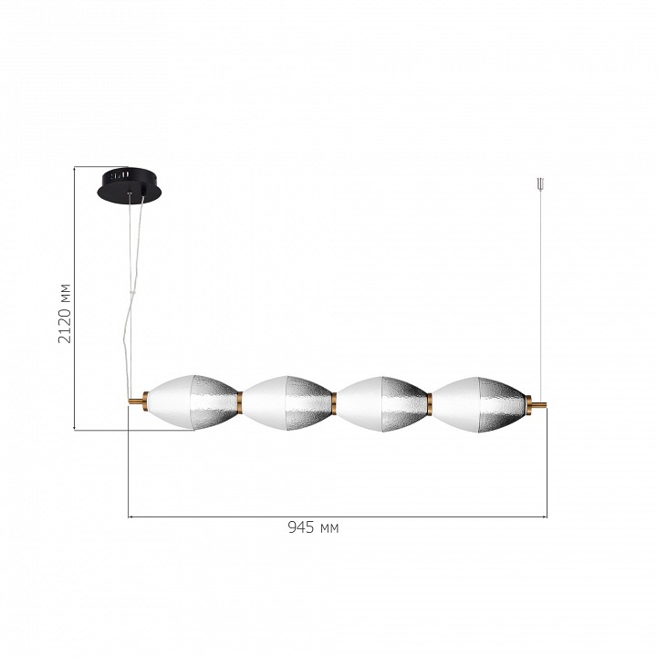 Подвесной светильник ST-Luce Ice SL6130.403.24