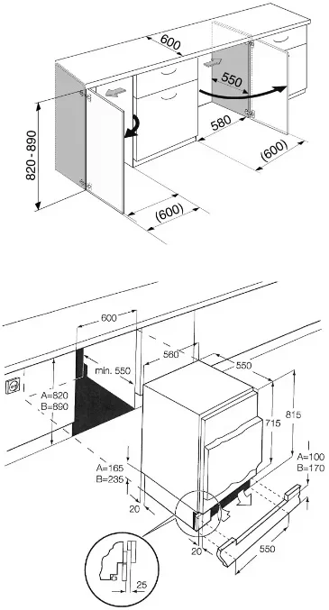 Холодильник Smeg U3L080P