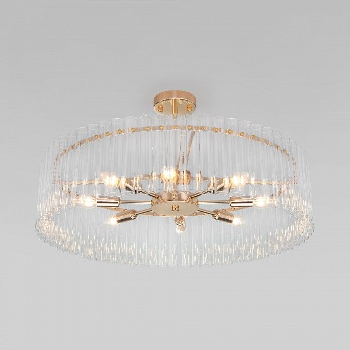 Люстра на штанге Bogate's Flamel 373/8 Smart золото