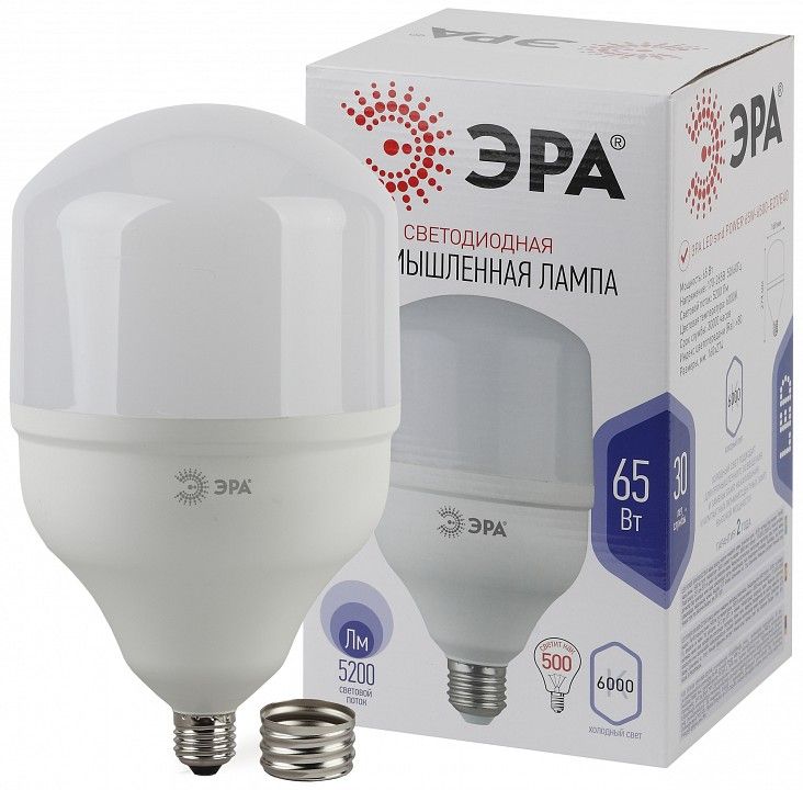Лампа светодиодная Эра Стандарт E27/E40 65Вт 6500K LED POWER T140-65W-6500-E27/E40