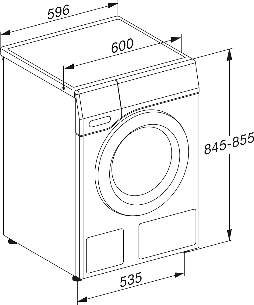 Стиральная машина с фронтальной загрузкой Miele WEA025 WCS новая, с витрины