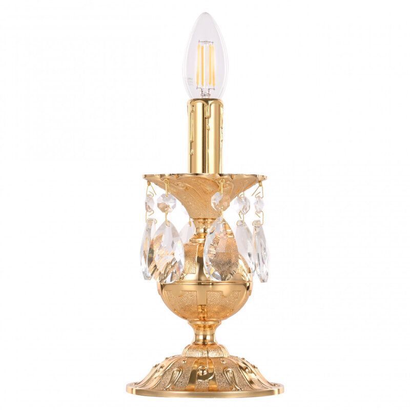 Настольная лампа декоративная Bohemia Ivele Crystal AL77 AL77500L/1-23 G