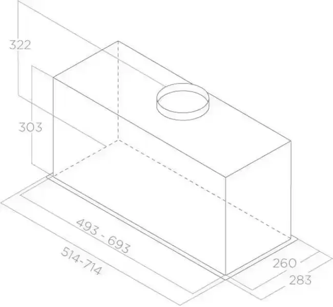 Встраиваемая вытяжка Elica LANE SENSOR IX/A/72
