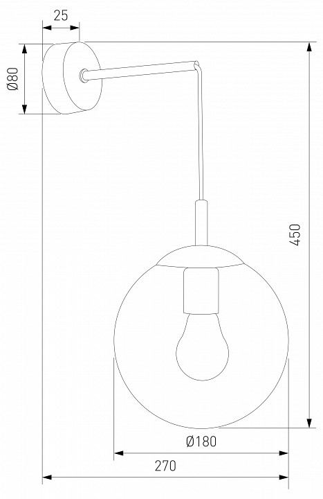 Бра TK Lighting Esme 5387 Esme