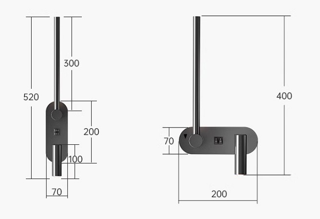 Бра Inodesign Botolf Botolf Black 44.4054