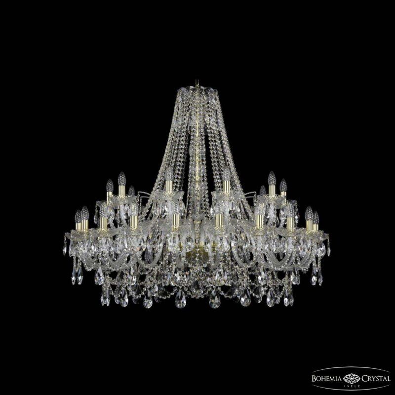 Подвесная люстра Bohemia Ivele Crystal 1411 1411/20+10/400 G