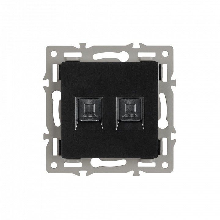 Розетка двойная RJ-12 и Ethernet RJ-45, без рамки Arlight SCT 045337