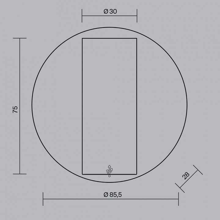 Бра Maytoni Technical Twist C081WL-L3BBS3K