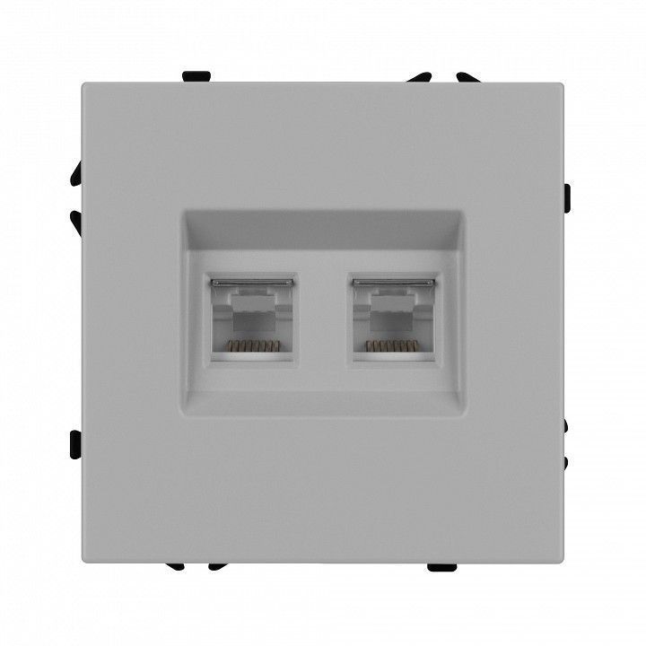 Розетка двойная Ethernet RJ-45 без рамки Arlight SCT-NOBE 059451