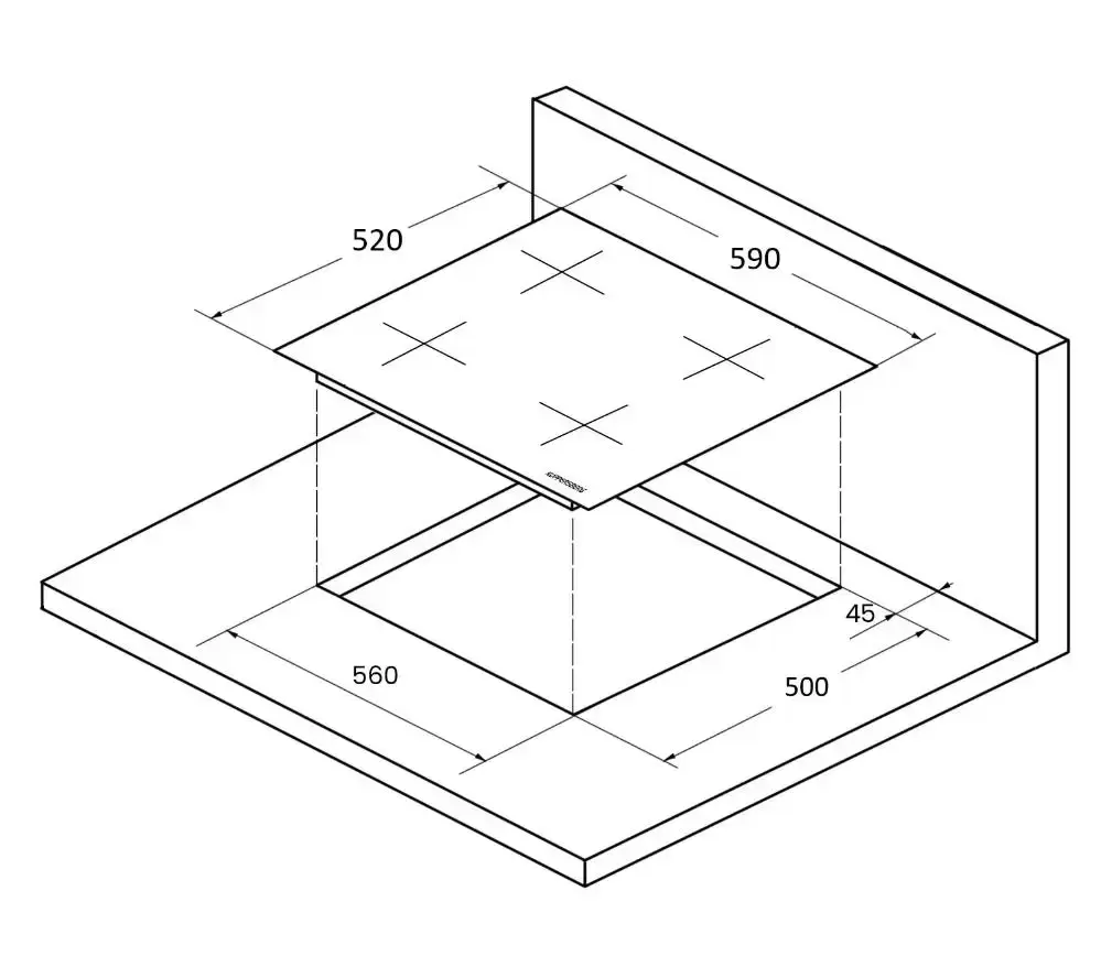 Варочная панель Kuppersberg ICS 604 GR