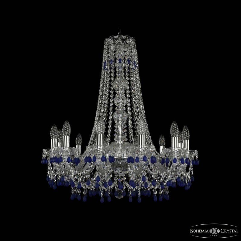 Подвесная люстра Bohemia Ivele Crystal 1410 1410/12/240/h-74 Ni V3001