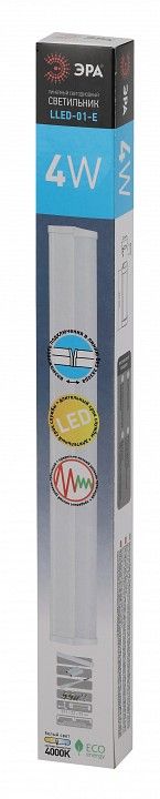 Накладной светильник Эра  LLED-01-04W-4000-E