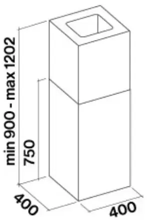 Вытяжка Falmec MIRA PLUS ISOLA 40