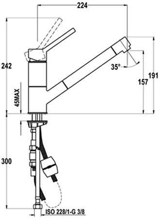 Смеситель Teka AUK 978 509780210
