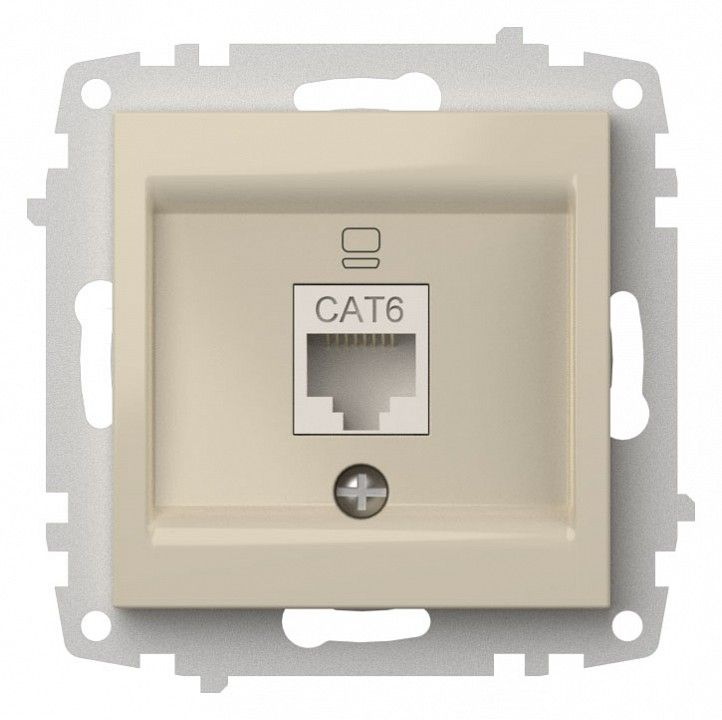 Розетка Ethernet RJ-45 без рамки Elbi Eleсtriс Zena Vega 609-010300-247
