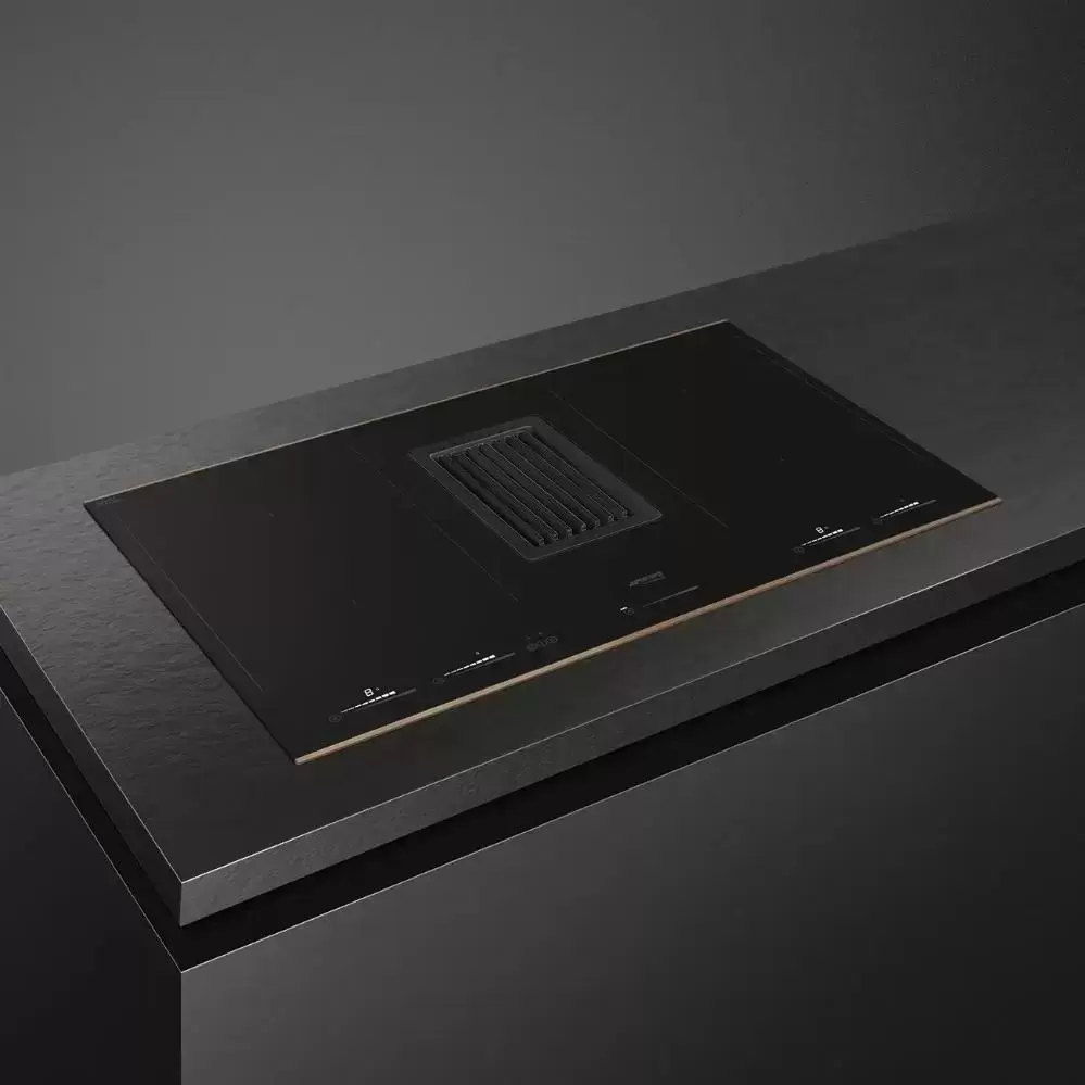 Варочная панель с вытяжкой Smeg HOBD682R1