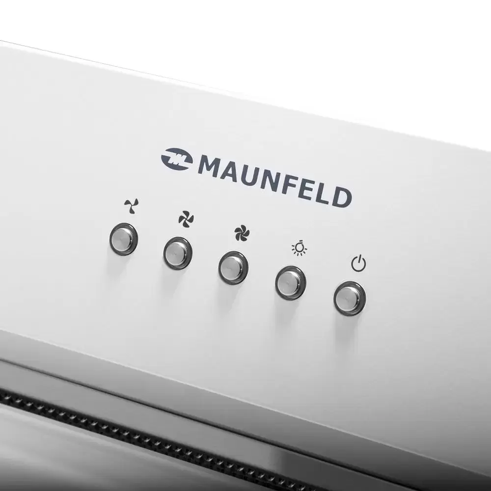 Встраиваемая вытяжка MAUNFELD TRAPEZE 602IG белый