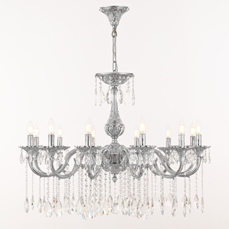 Подвесная люстра Bohemia Ivele Crystal AL7801 AL78101/12/300 A Ni