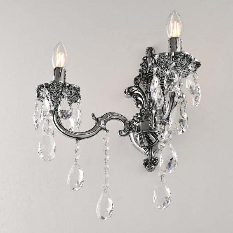 Бра Bohemia Ivele Crystal AL7801 AL7801B14/2/175 B NB