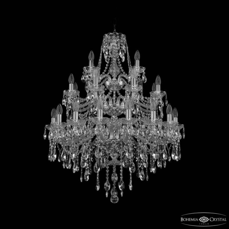 Подвесная люстра Bohemia Ivele Crystal 1415 1415/16+8+4/300/3d NI