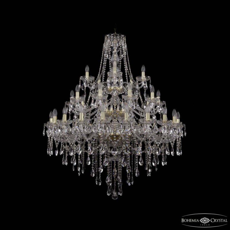 Подвесная люстра Bohemia Ivele Crystal 1415 1415/20+10+5/400/3d Ni
