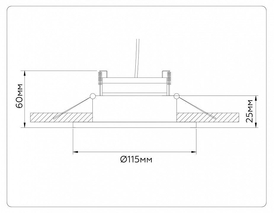 Встраиваемый светильник Ambrella Light TN TN52331