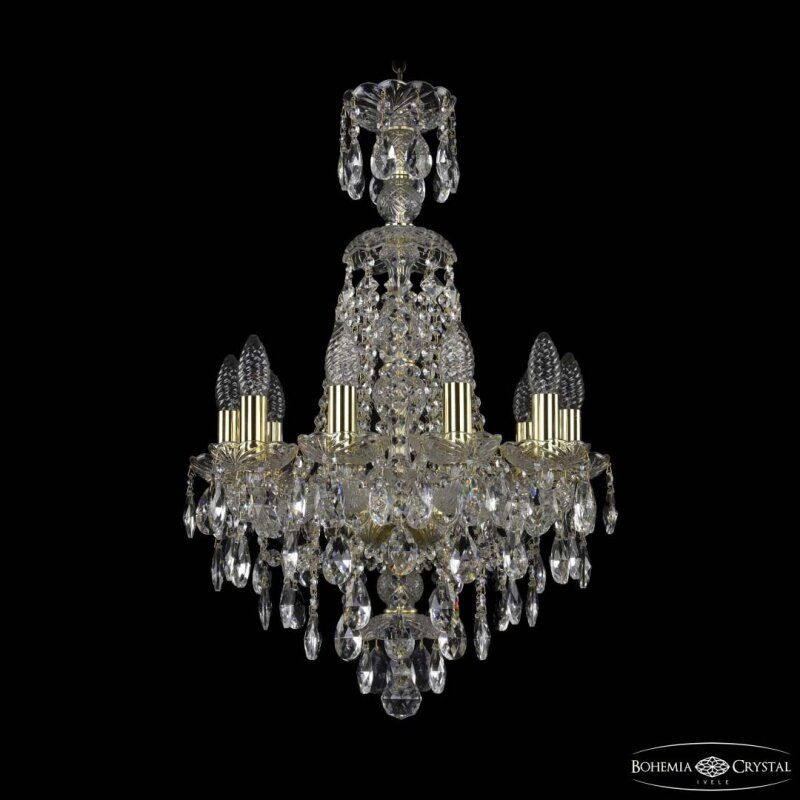Подвесная люстра Bohemia Ivele Crystal 1415 1415/10/141/XL-66 G
