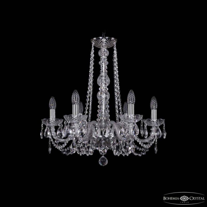 Подвесная люстра Bohemia Ivele Crystal 1402 1402/6/195/h-58 Ni