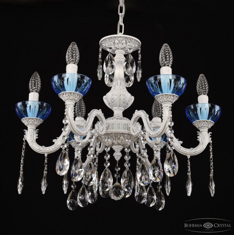 Подвесная люстра Bohemia Ivele Crystal AL7901 AL79101/6/175 A WMN P Aquamarine/M-1H