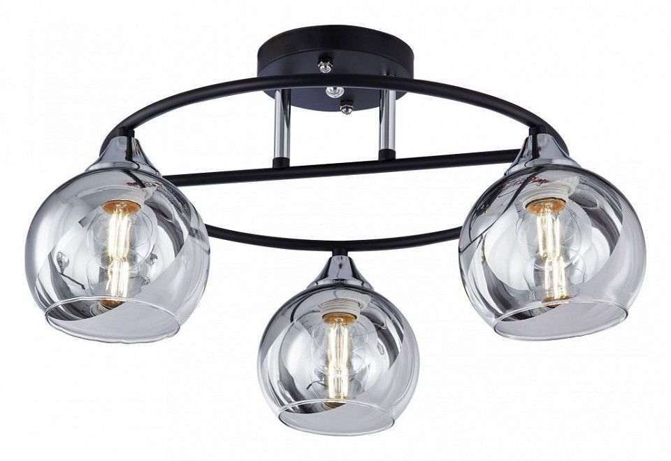 Потолочная люстра Arte Milano AMALFI-322403 322403/3 BK+CR