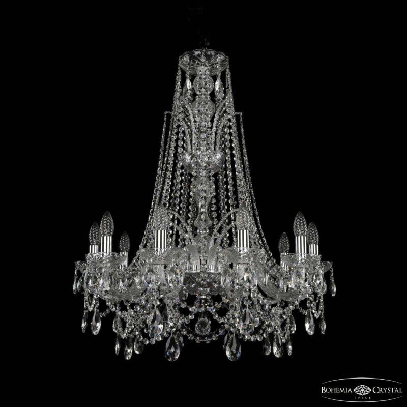 Подвесная люстра Bohemia Ivele Crystal 1411 1411/10/240/XL-84 Ni