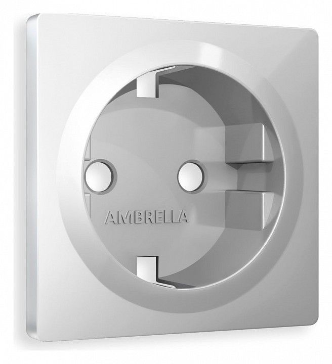 Накладка для розетки с заземлением Ambrella Volt ALFA AP4060