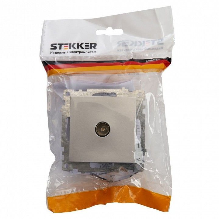 ТВ-розетка без рамки Stekker Катрин 39586