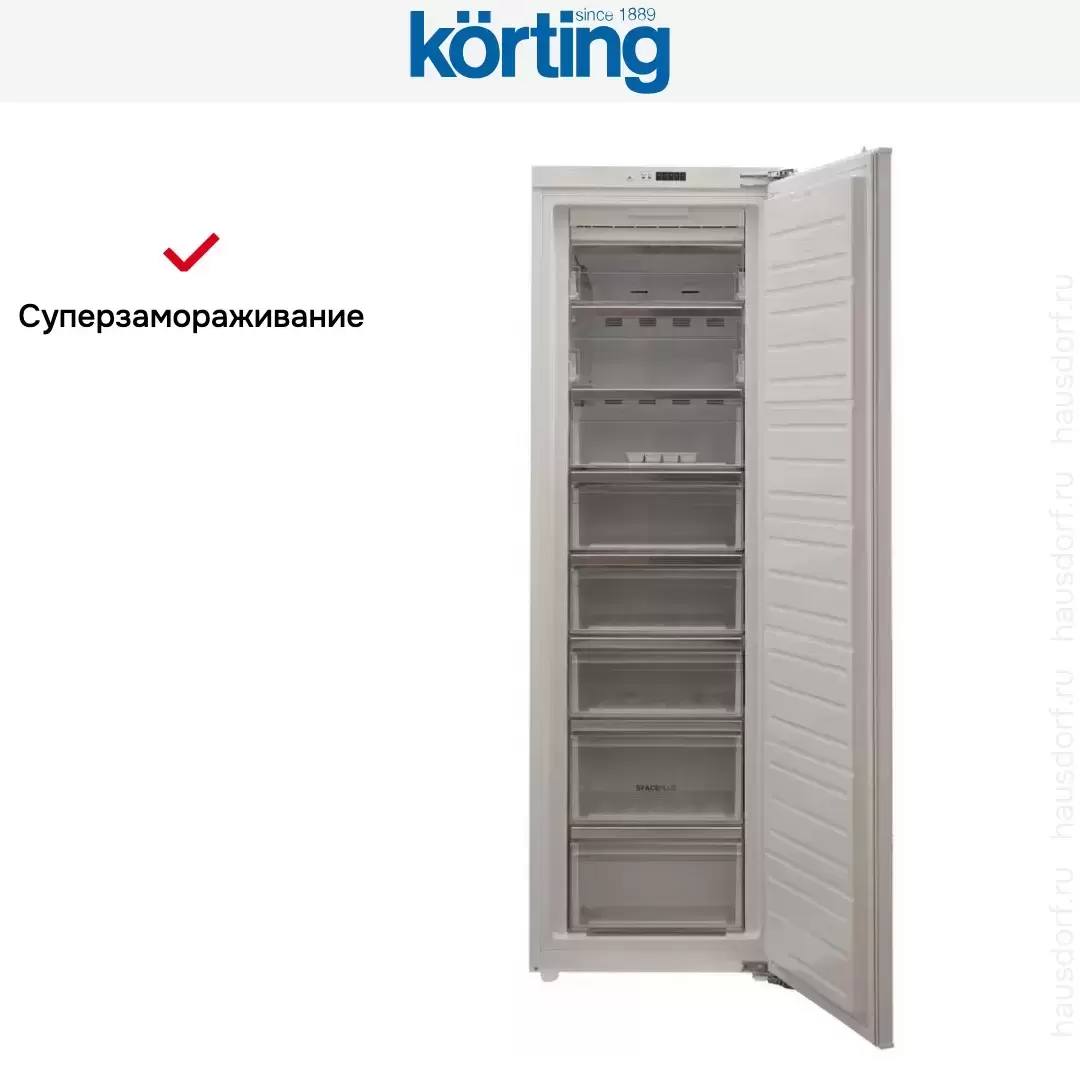 Встраиваемая морозильная камера Korting KSFI 1833 NF