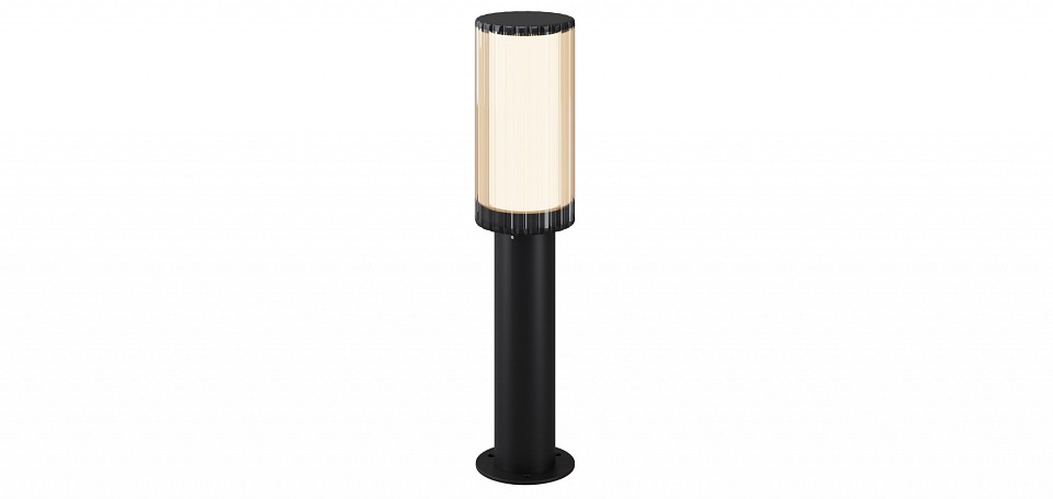 Наземный низкий светильник Maytoni Outdoor Rib O502FL-01B