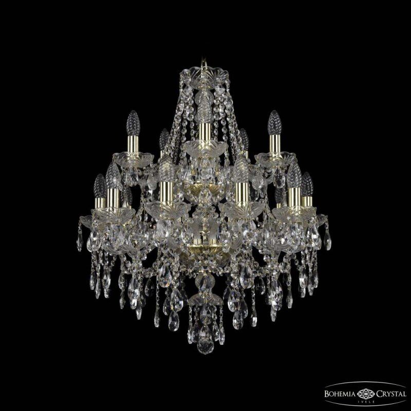 Подвесная люстра Bohemia Ivele Crystal 1415 1415/10+5/200/2d G