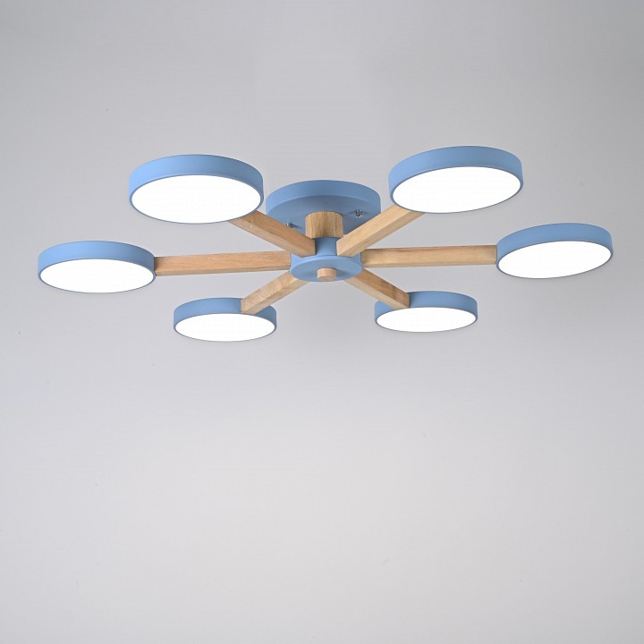 Люстра на штанге Imperiumloft TURNA Blue TURNA01