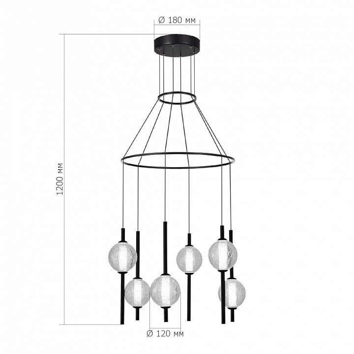 Подвесная люстра ST-Luce Peek SL6120.403.06