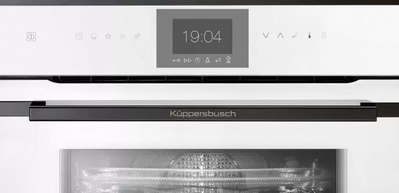 Компактный духовой шкаф с микроволнами Kuppersbusch CBM 6550.0 W2 Black Chrome