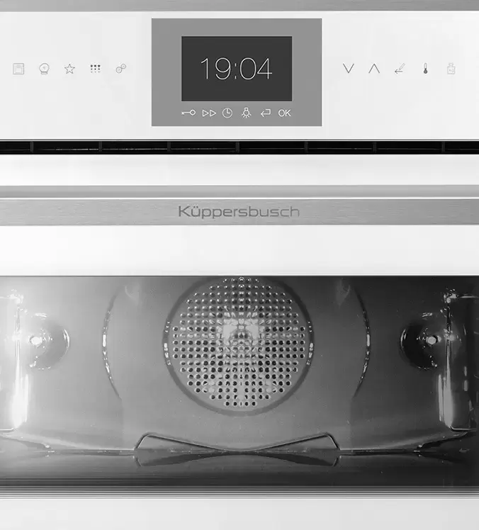 Компактный духовой шкаф с паром Kuppersbusch CBD 6550.0 W1 Stainless steel